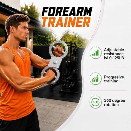 Kinetic Arm Forearm Exerciser - Adjustable Resistance Trainer
