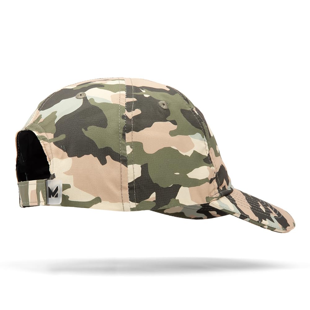 MISSION Cooling UPF Performance Hat - Sweat & Water Activated Technology (Classic Camo Safari)