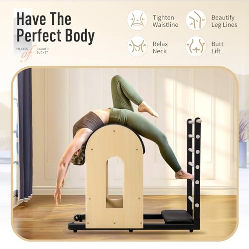 Ladder Barrel Pilates Equipment - Home Gym Strength & Flexibility