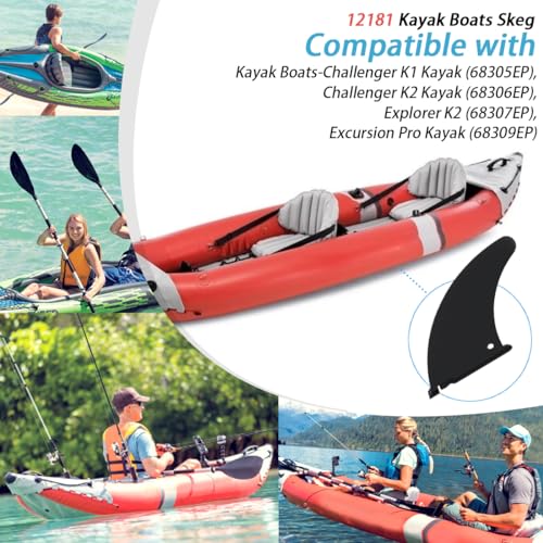 Kayak Skeg Fin Replacement - Easy Install, Durable for Challenger & Explorer K2