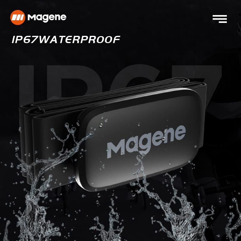 Heart Rate Monitor Chest Strap - Magene H64 with ANT+/Bluetooth