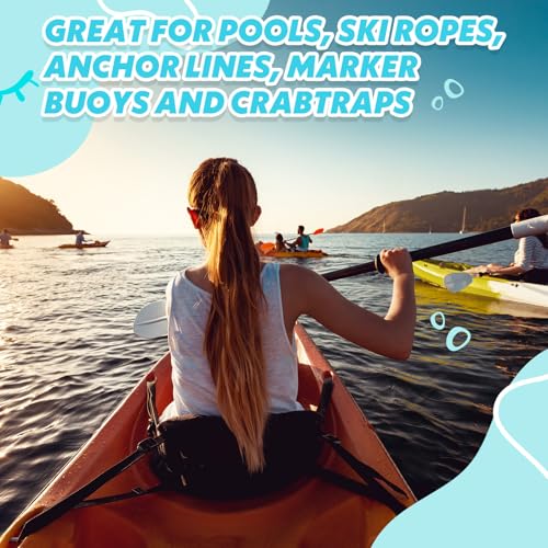 Lewtemi Crab Trap Floats, Anchor Buoy Red White - Pack of 4