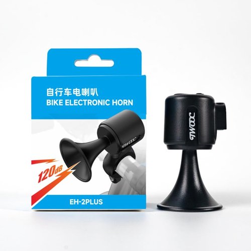 BSSOK Electric Bike Horn for Adults/Kids, 120dB Loud Electronic 300mAh Rechargeable Bicycle Bell 1 Sound Mode IPX5 Waterproof Fit for 22.2/25.4/31.8mm Handlebar