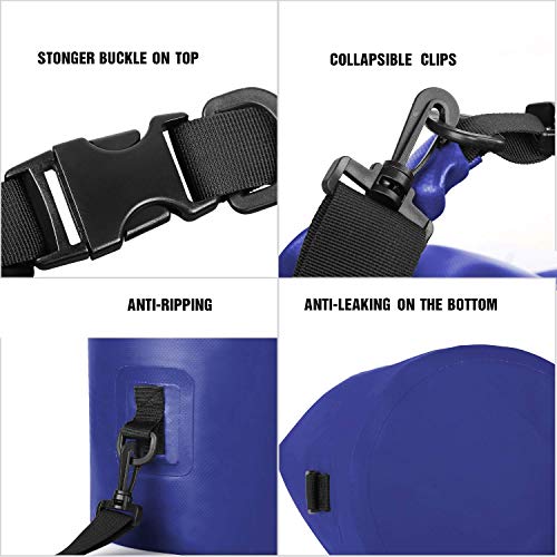Floating Waterproof Dry Bag for Kayaking - 2L Blue