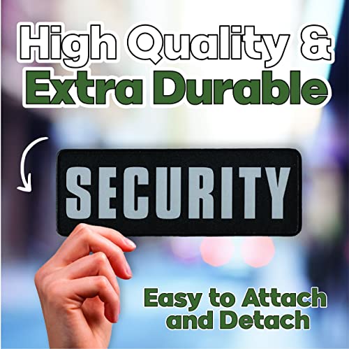 Laughing Lizards Medium Security Reflective IR Patch 8.5"x3" Night Vision Weather-Resistant Tactical