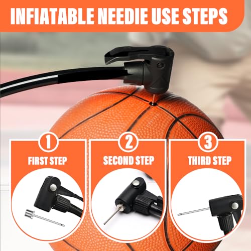 Ball Pump Needles - 50 Pack Heavy Duty Inflation Needles for Sports