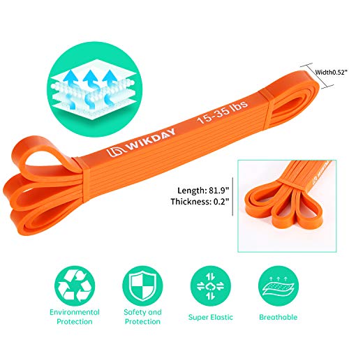 Resistance Bands for Exercise - 15-35 lbs Orange