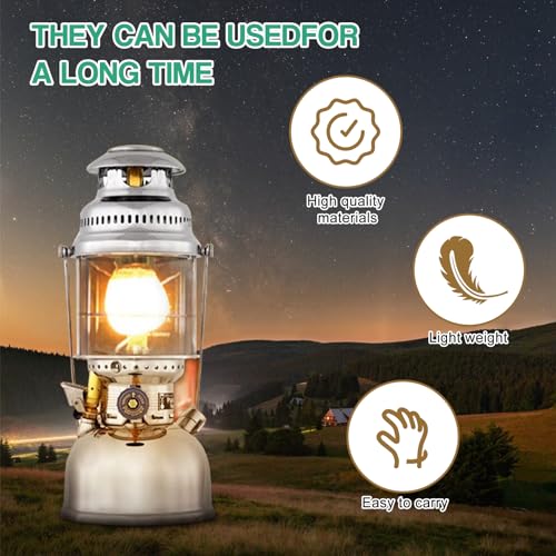 10 Pcs Thorium-Free Gas Lantern Mantles for Outdoor Camping Lamps