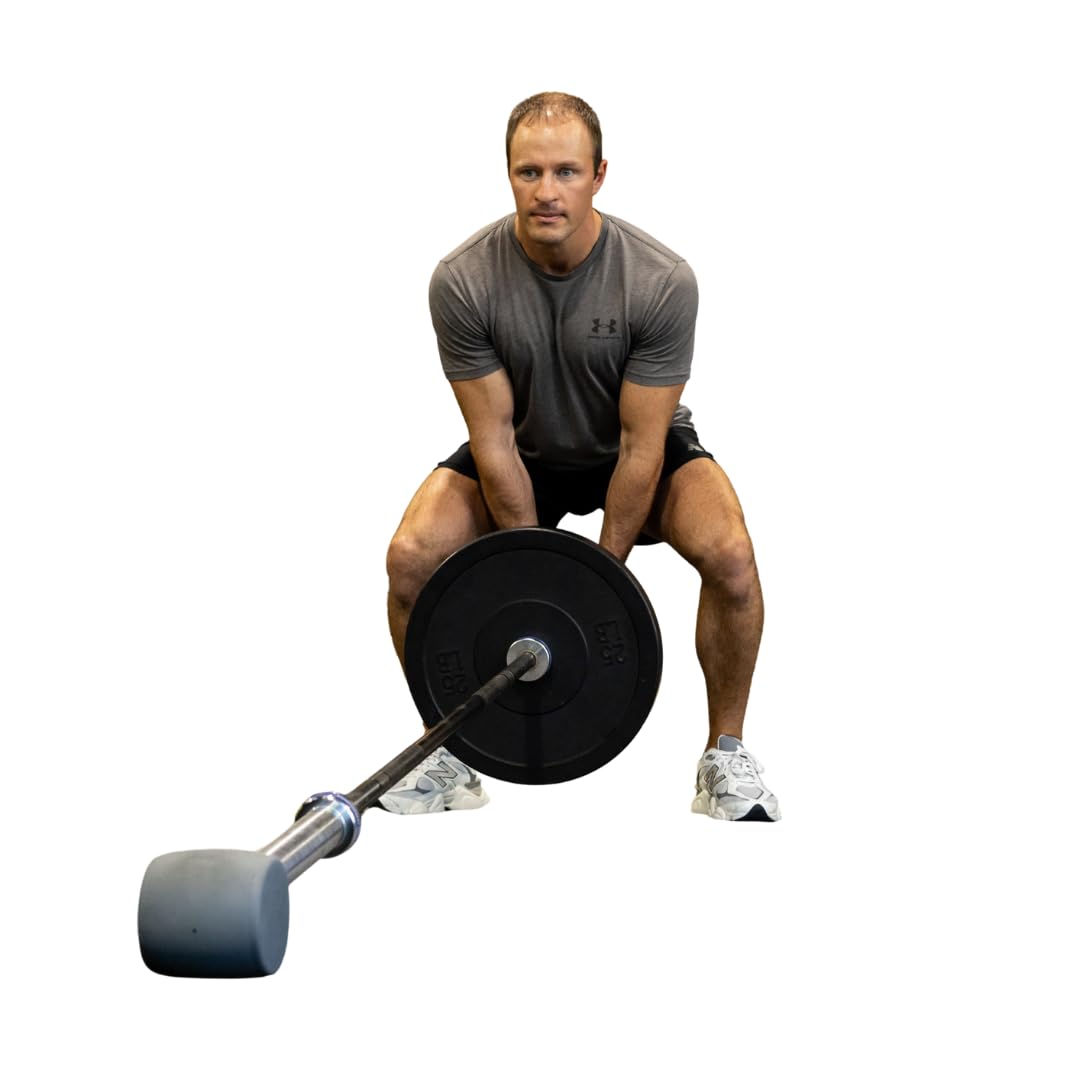 Tribus Grips X Landmine Attachment – Compact Rubber Fits Olympic Bars for Presses, Rows, Squats & Core Training – Portable for Home & Gym Workouts