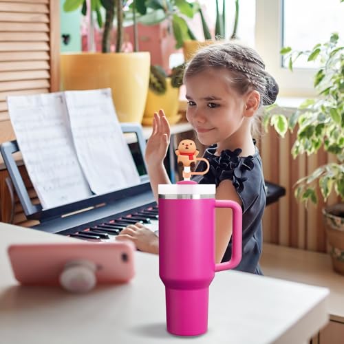 Christmas Silicone Straw Topper Set for 30/40oz Tumblers - Style 4