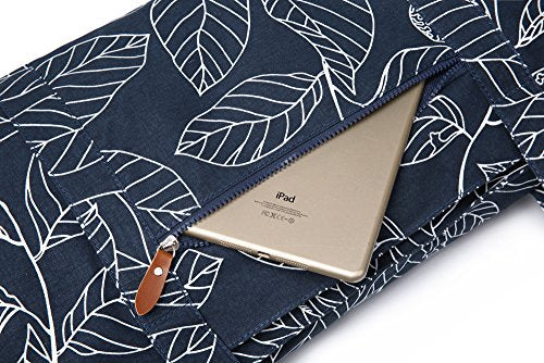 Full-Zip Yoga Mat Bag with Holder - Leaves Design