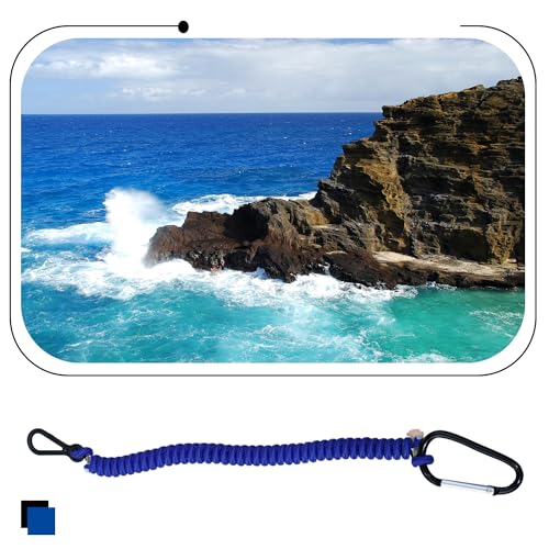 Marine Outboard Key Lanyard - Blue, Fits Most Models