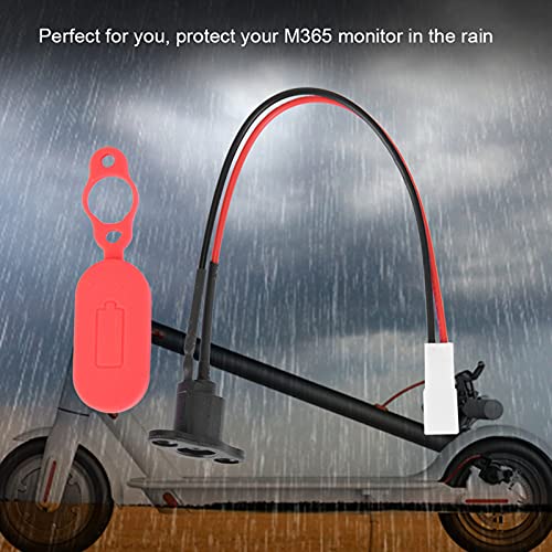 Electric Scooter Charging Port with Waterproof Silicone Sleeve