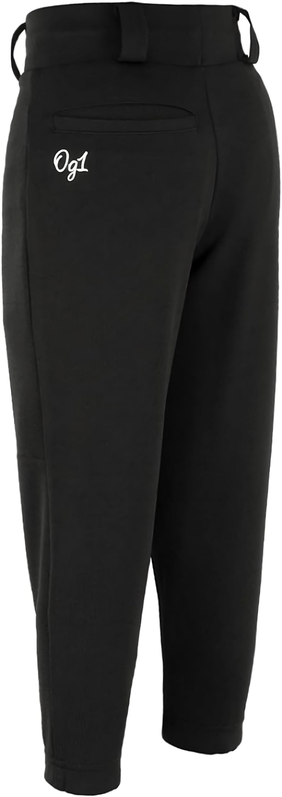 OG1 Youth Pull-Up Premium Baseball Pant | 100% Polyester | Full Length | Elastic Bottom