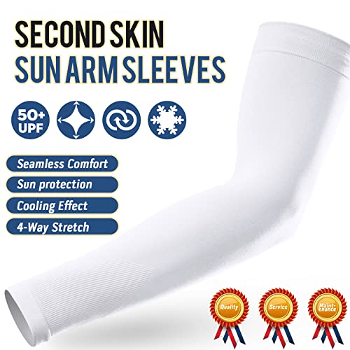 GOUNOD Sun Protection Cooling Compression Arm Sleeves For Men - Gardening Outdoors Sports Workouts volleyball arm sleeves