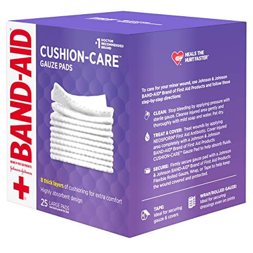 4x4 Inch Gauze Pads Pack of 125 - Sterile Wound Care Dressings for Minor Cuts