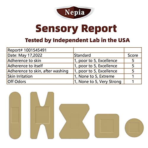 Nepia Hypoallergenic Bamboo Fabric Assorted Shapes Bandages | PFAS