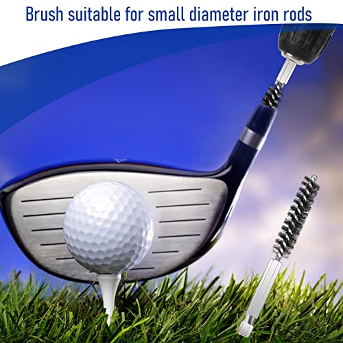 Stainless Steel Golf Club Hosel Cleaning Brush - 9mm Set of 2