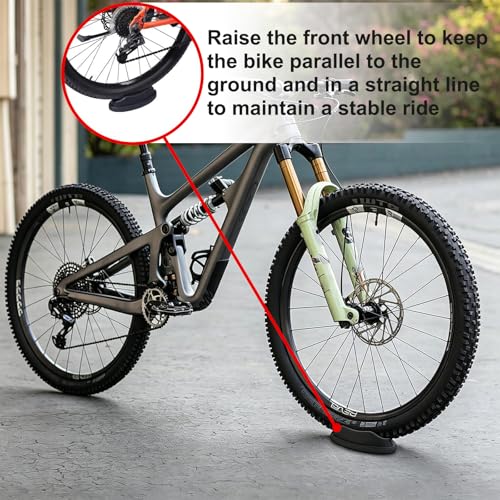 Bike Trainer Front Wheel Block - Anti-Slip Riser Stand for 1.8" Tires