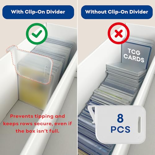 2-Pack Cardboard Trading Card Storage Box for 2400 Cards