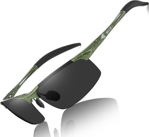 DUCO Men's Polarized Sports Sunglasses - UV Protection | Lightweight & Stylish 8177S