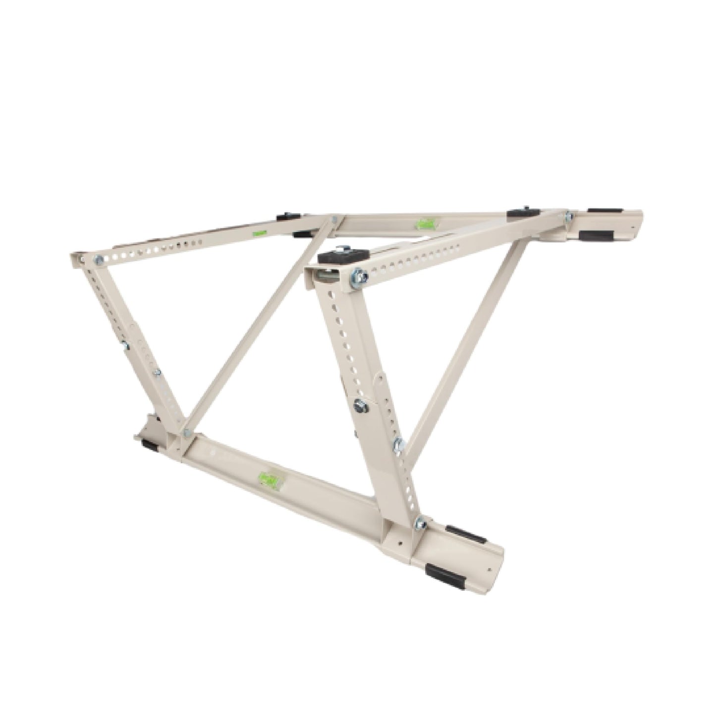 WeCooper Rooftop Mini Split Mounting Bracket 9000to24000BTU,Heavy Duty Adjustable Roof Bracket More Stability&Level for Ductless Minisplit AC Condenser Unit&Heat Pump,Support to 335LB Off White