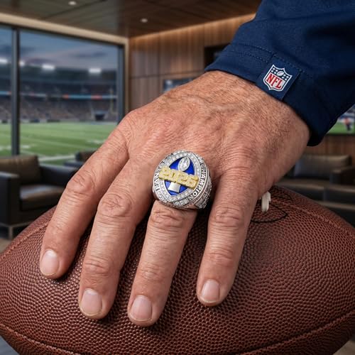 Fantasy Football Champion Ring 2025 with Gift Box - Premium Award