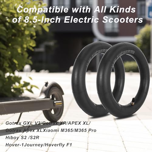 8.5 Inch Scooter Inner Tubes - Butyl Rubber 2-Pack