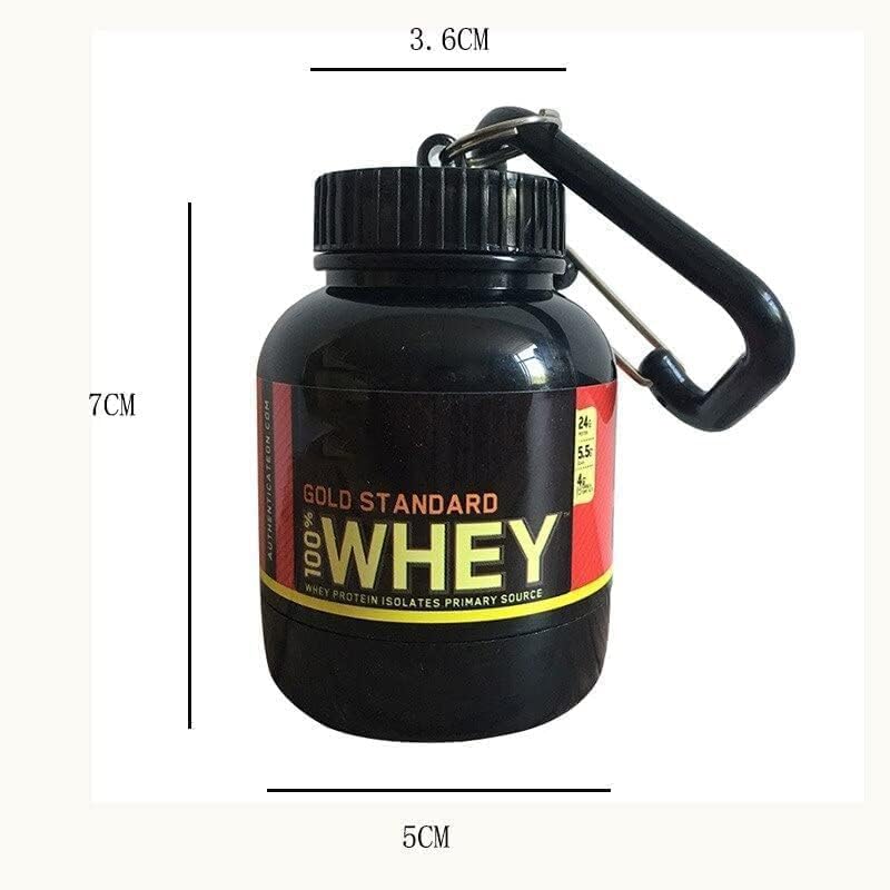 Portable Protein Powder Keychain Container - 1 Pack