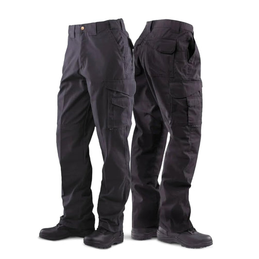 Tru-Spec 24-7 Original Tactical Pants for Men - Water-Resistant CCW Cargo Work Pants with Rugged Build and Knee Pad Openings, Black - 34W x 32L