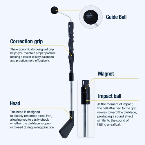 EIGHTEEN H Proimpactor Golf Swing Trainer New Pro Heoseok