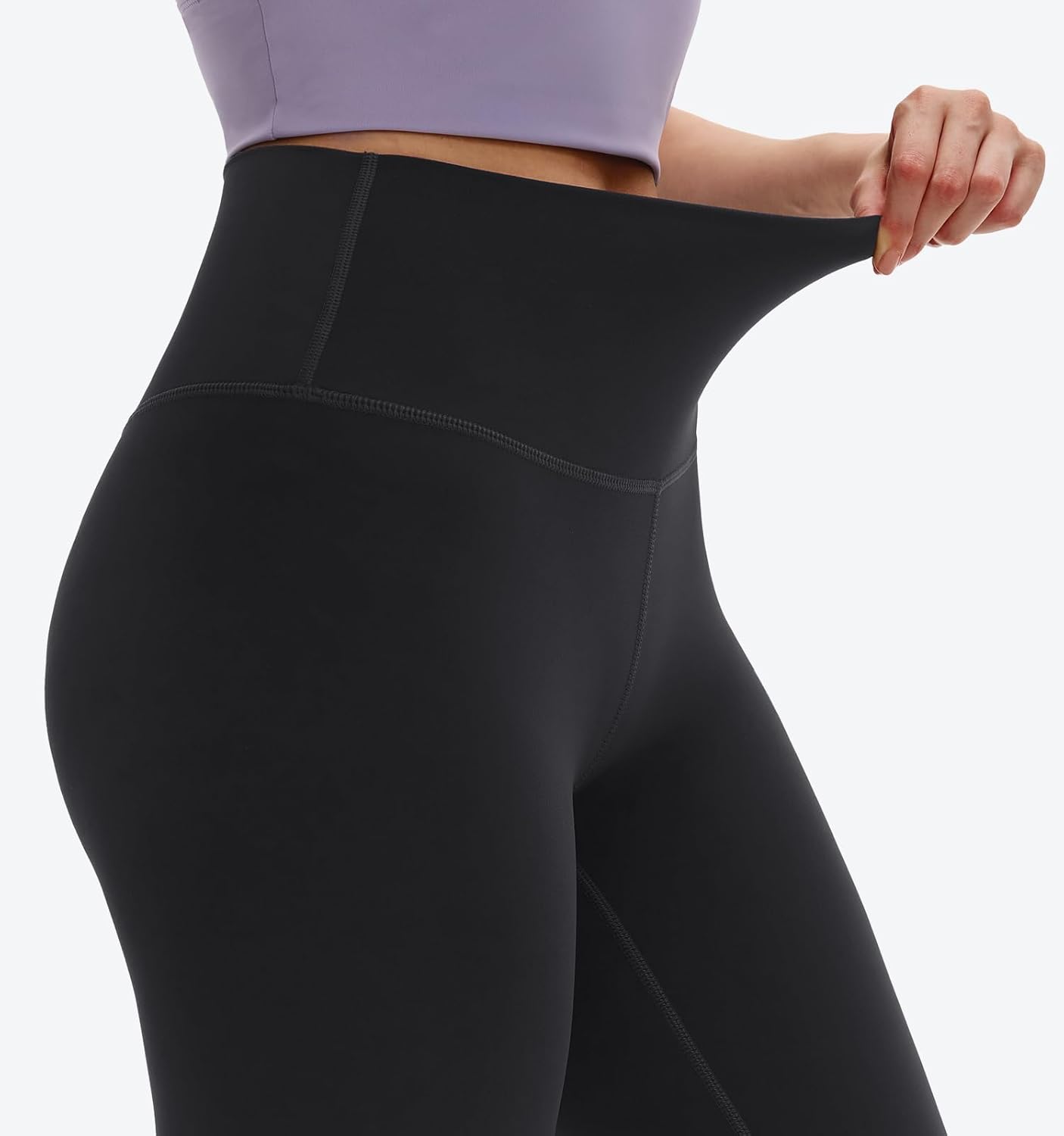 Skiennix High Waisted Leggings - Soft, Stretchy Yoga Pants for Women | 25" Length