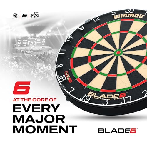 Professional Bristle Dartboard - PDC Tournament Blade 6