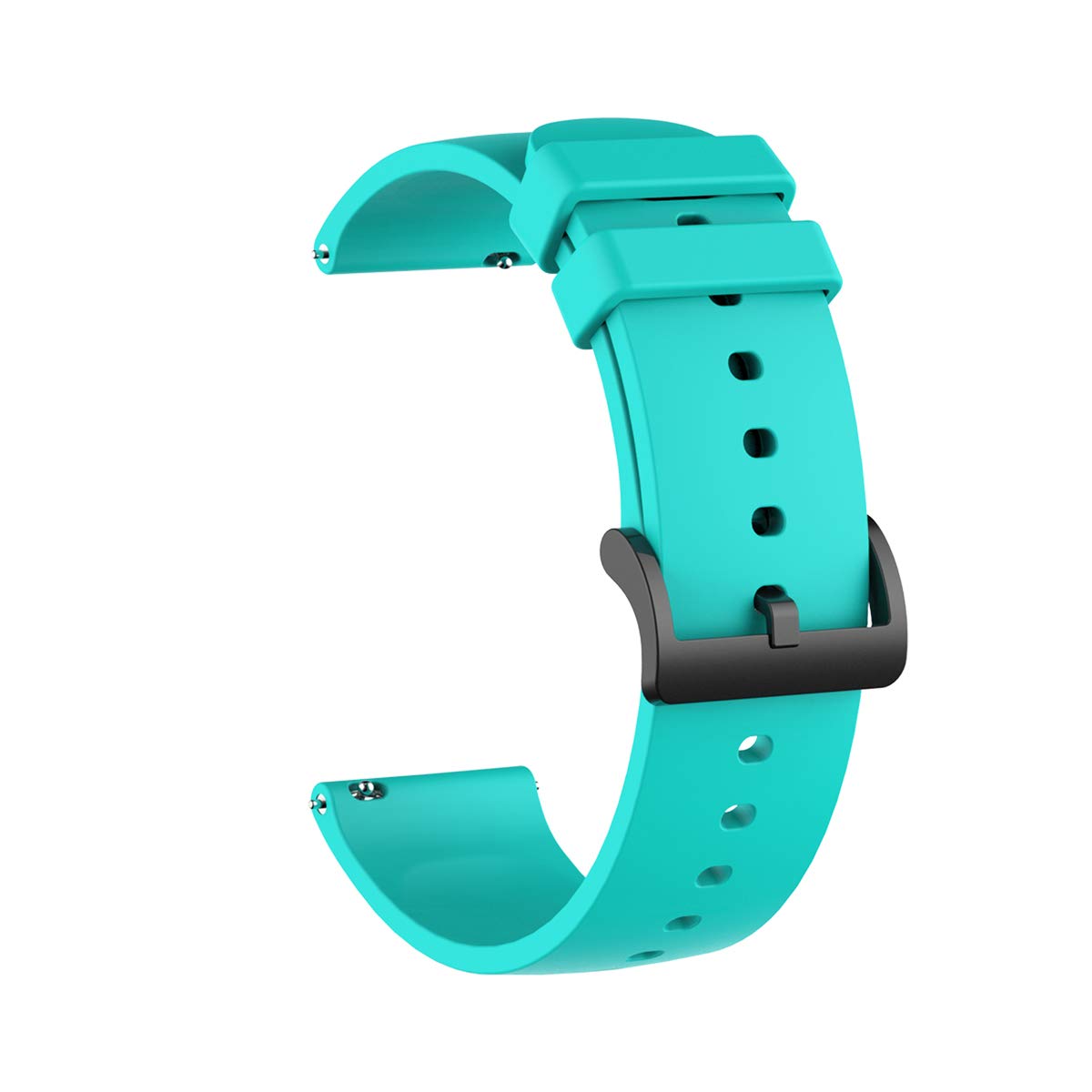 TenCloud 10Pack Compatible with FITVII H56/FT26 Fitness Tracker 1.7 inch Bands 22mm, Replacement Breathable Lightweight Soft Silicone Sweat Resistant Sport Wristbands Band for FITVII H56