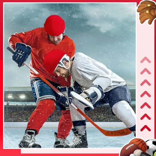 Ramede Red Scrimmage Helmet Covers 6 Pack for Football & Hockey