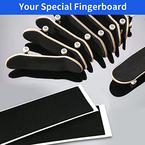 12PCS Foam Grip Tape for Fingerboards - 110mm x 38mm Black