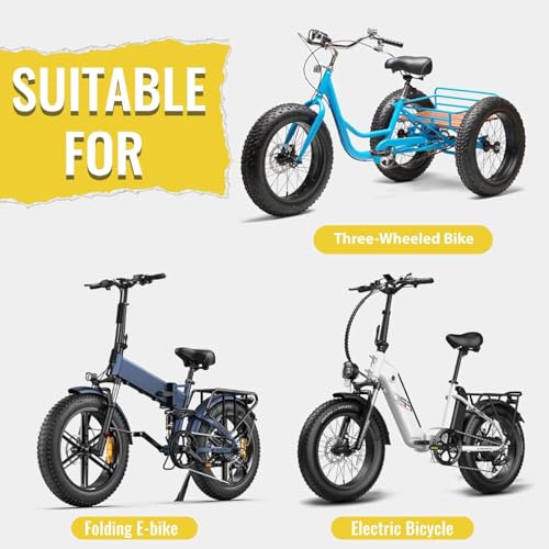 MOHEGIA 20x3.0 Fat Tire for E-Bikes | 1 Tire (20x3) Replacement