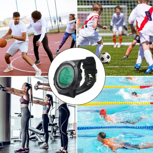 Men Waterproof Digital Sports Watch with Stopwatch & Referee Timer