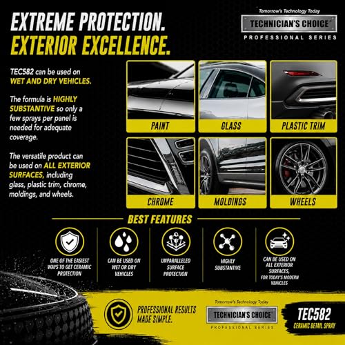 TEC582 Ceramic Detail Spray 1 Gallon – High-Gloss Exterior Protection