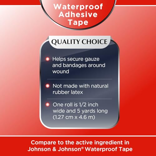 Waterproof Adhesive Tape for Bandages - 1/2 inch x 5 Yards - Variation 1