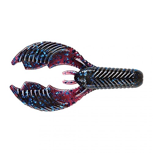 Craw Chunk Soft Plastic Fishing Lure - 2.75" Blue Flek