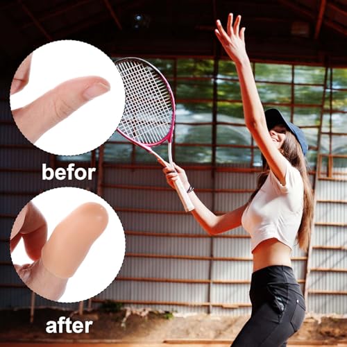8-Pack Silicone Finger Cots - Protective Finger Sleeves