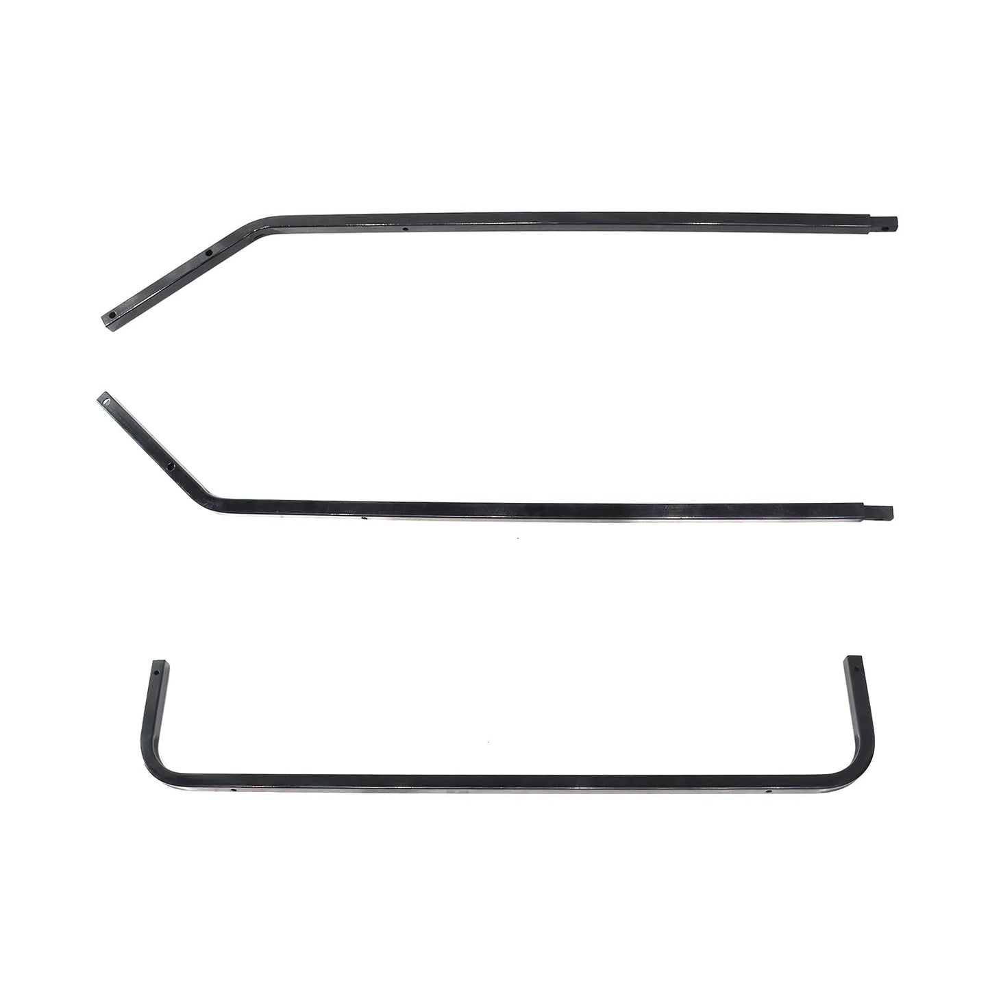 MGWILL Front Roof Top Strut Support Brackets Compatible with 1994-2013 EZGO Golf Cart Medalist/TXT Roof Rack