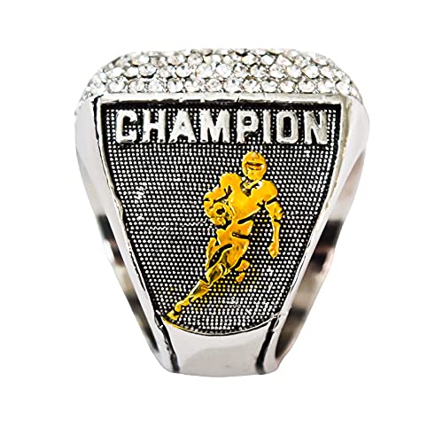 Fantasy Football Championship Ring with Display Box - Size 10