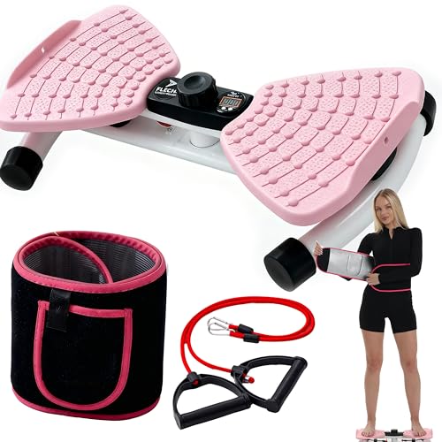 Waist Twister Exercise Machine with Digital Counter & Resistance Bands
