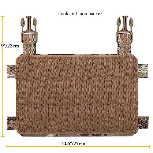 Gadehut Molle Placard Panel for Tactical Chest Rig Plate Carriers