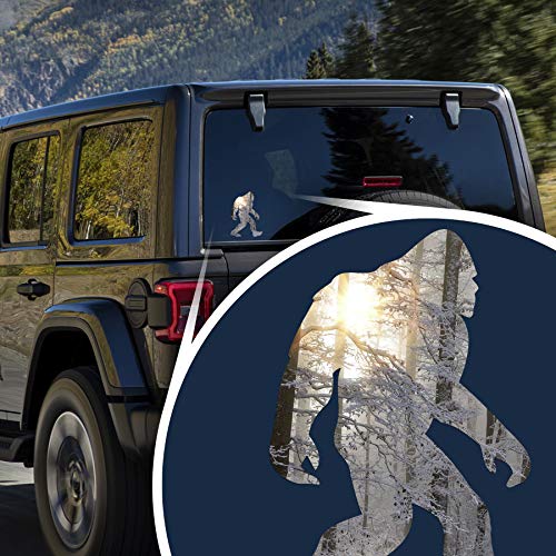 Bigfoot Sasquatch Vinyl Decal Sticker - 5.5" x 4" - PD3210