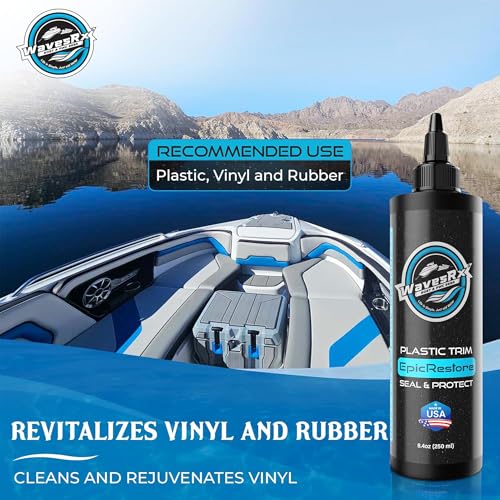 WAVESRX EpicRestore Marine Vinyl & Plastic Restorer with UV Protection - 8.4 fl oz
