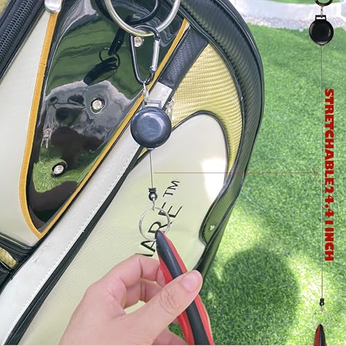 Golf Club Cleaning Brush - Double-Sided Nylon & Steel Wire - Black