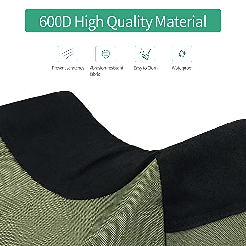Army Green Unfilled Rest Bags Set - Front & Rear Support